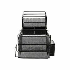 Staples All In One Wire Mesh Desk Organizer Black 29491 2030247