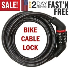 OnGuard Akita Non-Coil Cable Lock with Key Silver//Black//Yellow 10/' x 12mm