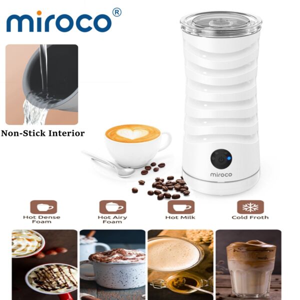 MisterChefÂ® Large Fast 500W Automatic Milk Velvetiser | Hot & Cold Milk Frother Photo Related