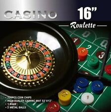 Brybelly Casino Grade Deluxe Roulette-Rad aus Holz