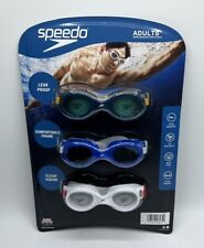 UV Block Swim Goggles Cabana Sports Altantic Curved Lens 180 Vision Anti Fog 