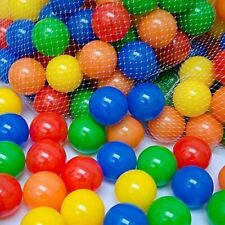 LittleTom 50 Plastic Balls 5.5 cm for Ball Pits Children Kids Baby Pool Balls multi-coloured 