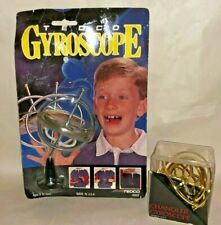 Tedco 2 Gyroscope Twin Pack Retro Kids Science Spinning Top Physics Toy 