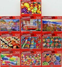 2 Jigsaw Puzzle 500 PC Puzzlebug Cupcakes Candies Donuts Lollipops Sweet Treats for sale online 
