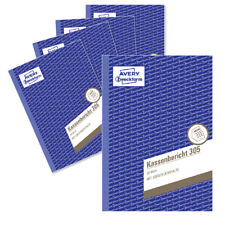 A4 3 Herlitz 882415 Kassenabrechnungsbuch 502 Karton 2x50 Blatt blau 