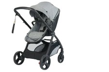 steelcraft accent reverse handle stroller chambray