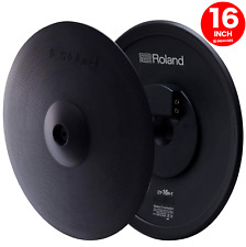 Roland CY-14C Electric Drum Crash V-Cymbal, 14-Inch - Black for 