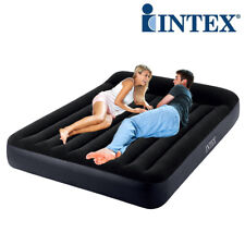 Intex Luftbett mit Pumpe Single Gästebett Matratze selbstaufblasend 191x99x46cm 