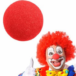 Tiyiyok Clownsnase Set - 12 Rote Schaumstoffnasen Für Kostümpartys