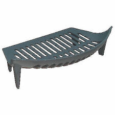 14" Single Fire Grate Bottom Base Bow Fronted Cast Iron 