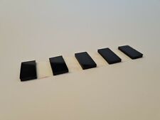 50 Gummifüße schwarz ca 2 mm ca 6 mm  selbstklebend 8035 