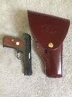 #7115 Leather Flap Holster for Colt 1911 With Colt Logo 