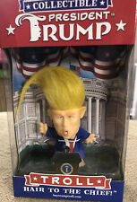 Decal President Trump Collectible Troll Doll plus Trump 2020...Black Neckchain 