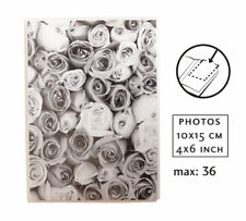Elegance Einsteckalbum in Weiß für 36 Fotos in 13x18 cm Hardcover Foto Album 