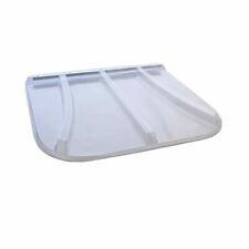 Plastic Window Well Cover 40 x 13 in Leaves Debris Animals Rain Insulation Clear 