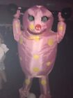 Adult Inflatable Mr Blobby Costume 1990s Mascot Party Noels House Fancy Dress 