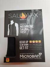 SaunaFX Men's Slimming Neoprene Sauna Vest with Microban Antimicrobial  Product Protection 