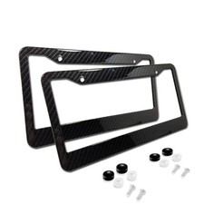 Sparkly Bling Rhinestone Stainless Steel Metal Frames For Women /& Men Cars Plates Glass Diamond Car License Plate Frame AA SS16 Crystal 2 Pack Black Handmade Black Glass Diamond Rhinestone