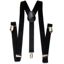 New MTL Men's Elastic Suspender with Metal Swivel Hook Clip End Red USA Made