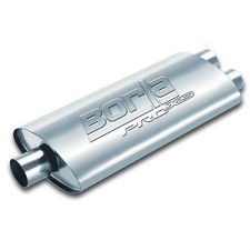 MBRP Dodge Ford Chevy Diesel Resonator 2.5/"In//Out,16/" Body,20/" Overall T304 SS
