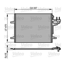 HELLA Kondensator Klimaanlage 8FC351037-334 für MERCEDES-BENZ 