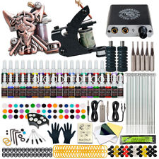 Dragonhawk Tattoo Kit 4 Machine Gun 40 Color Ink Power Supply