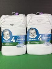 Size Circo Baby Long Sleeve Assorted Sized Bodysuits 0 To 12 Months 4 Pack