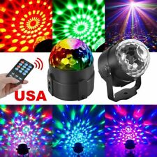 Black LED Laser Party Lights Projector Zacfton Led Stage Lights Mini Auto Flash RGB Sound Activated for Disco DJ Party Home Show Birthday Wedding Halloween Christmas Holiday Black 