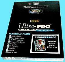 200 BCW 9-Pocket Clear Trading/Sports Card Album Pages/ Coupon Binder Sheets 