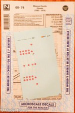 Microscale Decal N #60-280 Alaska Railroad Diesels 1960 Including Bicentennial