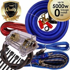 Stinger SK101 4000-Watt 1//0-Gauge Car Audio Amplifier ACCESSORY KIT
