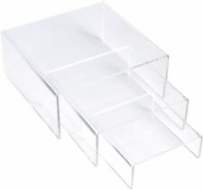 Details about   36Pc ValuePK Small Clear Acrylic Jewelry Display Risers Showcase Fixtures Bakery 