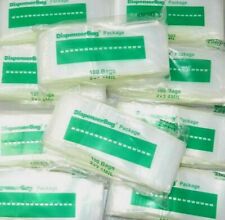 1-1000 2x3 4MIL Poly Zipper Clear Resealable Reclosable Bags 2" x 3" 