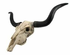 Resin Bull Skull & Horns Wall Mount Turquoise Heart Gem Head Western Home Decor for sale online 