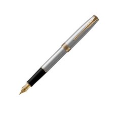 Parker 25 Stainless Steel Fountain Pen Medium for sale online | eBay
