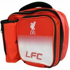 LIVERPOOL FC FADE DESIGN INSULATED LUNCH BAG WITH BOTTLE HOLDER GIFT XMAS 