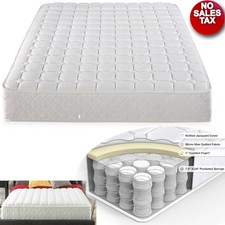 Slumber 1 8 Inch Coil Spring Mattress Full Size Bed Bedroom In A Slumber 1 8 Inch Coil Spring Mattress Full Size Bed Bedroom In A
