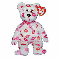 Romance 7in Ty Beanie Babie 2001 Valentines Day Bear 3 up Boys Girls 4396 for sale online