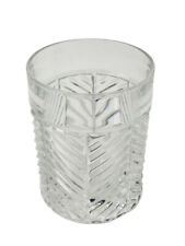 SET of 4-pc EPURE 'Tube' 10 Oz Crystal-Clear Tumblers Water Glasses 