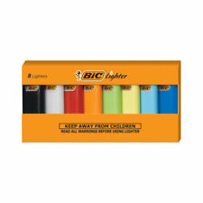 Bic Pocket Lighter, Special Edition Shop Talk Collection, Assorted Unique Lighter Designs, 8 Count Pack of Lighters