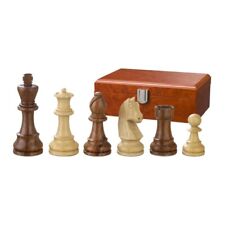 Schachfiguren Arcadius KH 95 Mm 900 Gr Gewichtet Holz for sale online 
