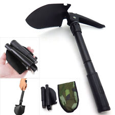D-Rhino Folding Shovel 24" Camping Garden Military Style Survival with Case 