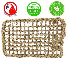 1772 Seagrass Mat 12X7 Foraging Bird parrot cage toys cages craft part 