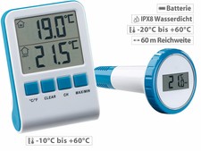 Digitales Thermometer TPM-10 für Koi Teich Schwimmbad Pool Aquarium