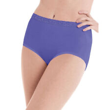 Hanes PP73AS Hi-Cut Panties Women Cotton Nylon - Purple - Size 6 for sale  online