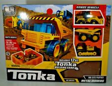Tonka Metal Movers Jobsite Playset With 3 Vehicles Tray & Molding Sand Toy Kids for sale online