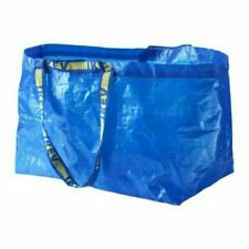 IKEA BRATTBY SMALL BLUE SHOPPING LAUNDRY GROCERY TOTE BAG 