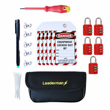 Leaderman 10 piece Lockout Lock Off MCB RCD Consumer Unit Isolator Kit LOI-K2 
