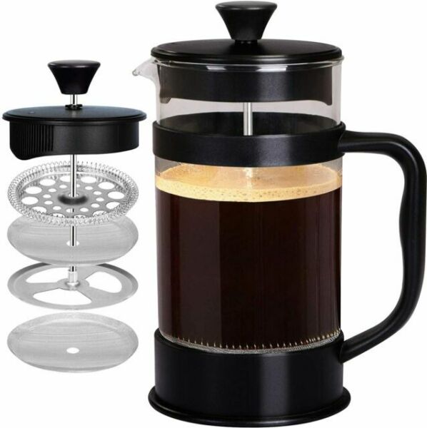 Mueller French Press Double Insulated Premium 304 Stainless Steel Coffee Maker Photo Related