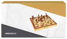 Merchant Ambassador: KASPAROV International Master Chess Set, Strategy  Game, Wooden Folding Chess Board with Magnetic Closure, Gold Finished  Kasparov